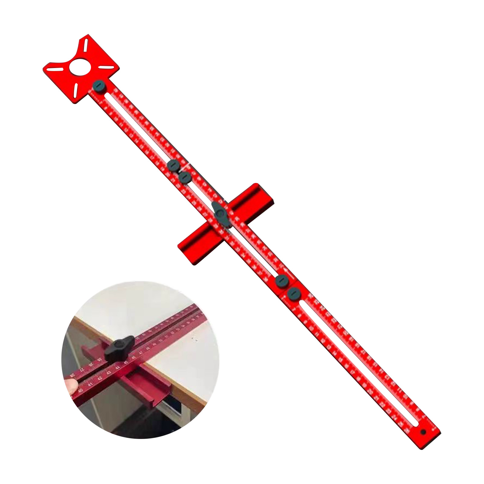 Woodworking Groove - Aluminum Profile Woodworking Edge Trimmer Round