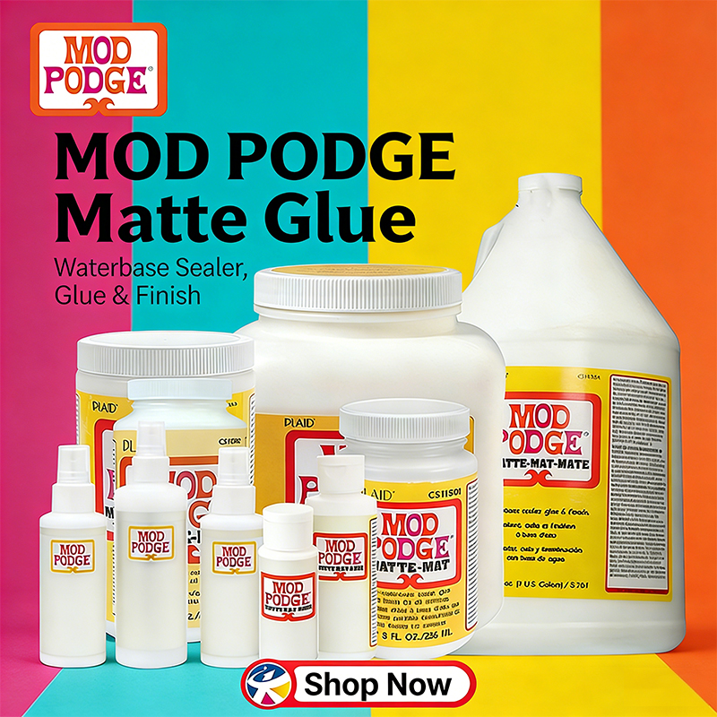Woodworking Quick Glue - Mod Podge Matte Sealer Glue and