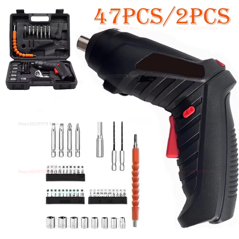 Woodworking Videos - 47-Piece Rechargeable Electric Screwdriver Kit 3.6V