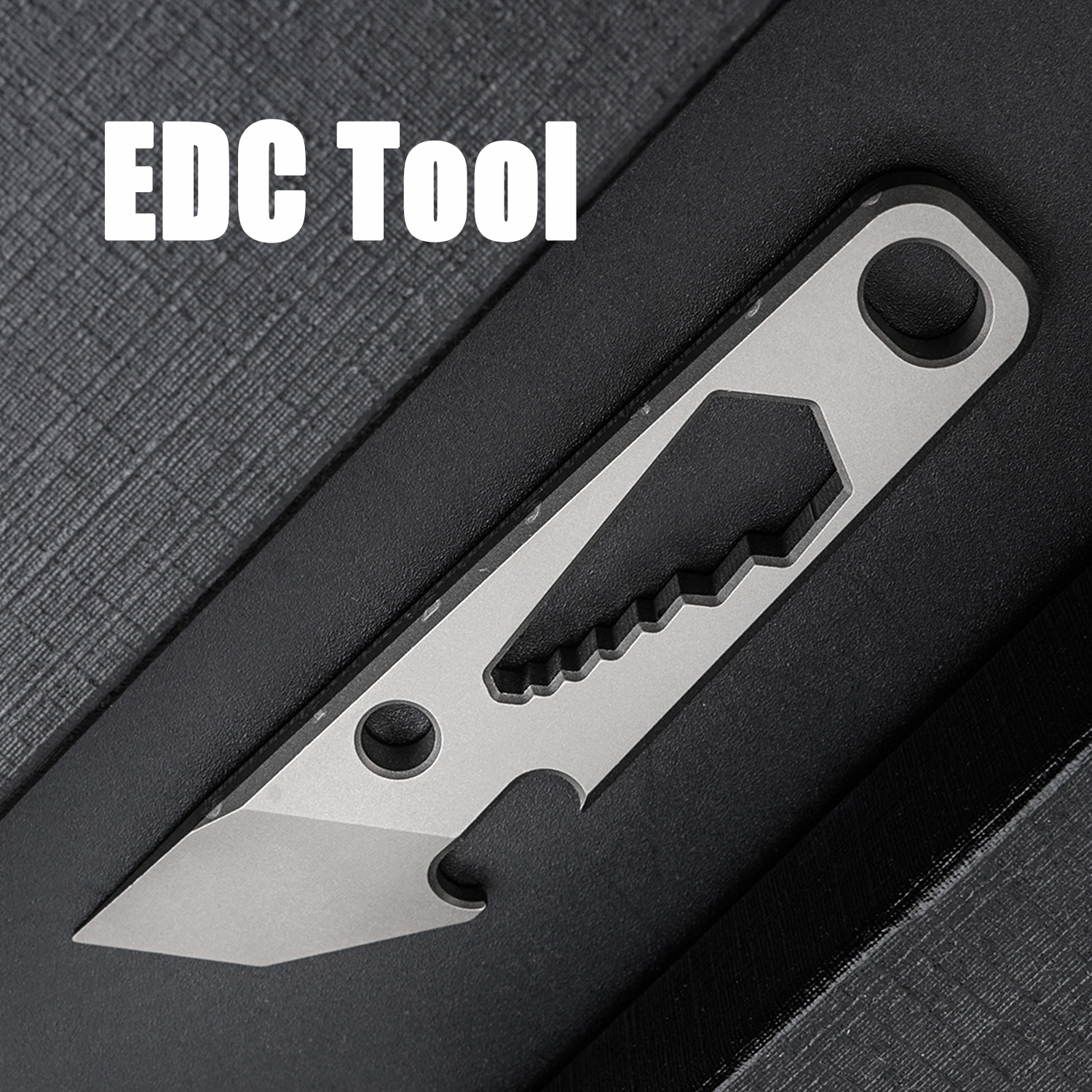 Woodworking Videos - Multifunctional EDC pry bar, titanium alloy