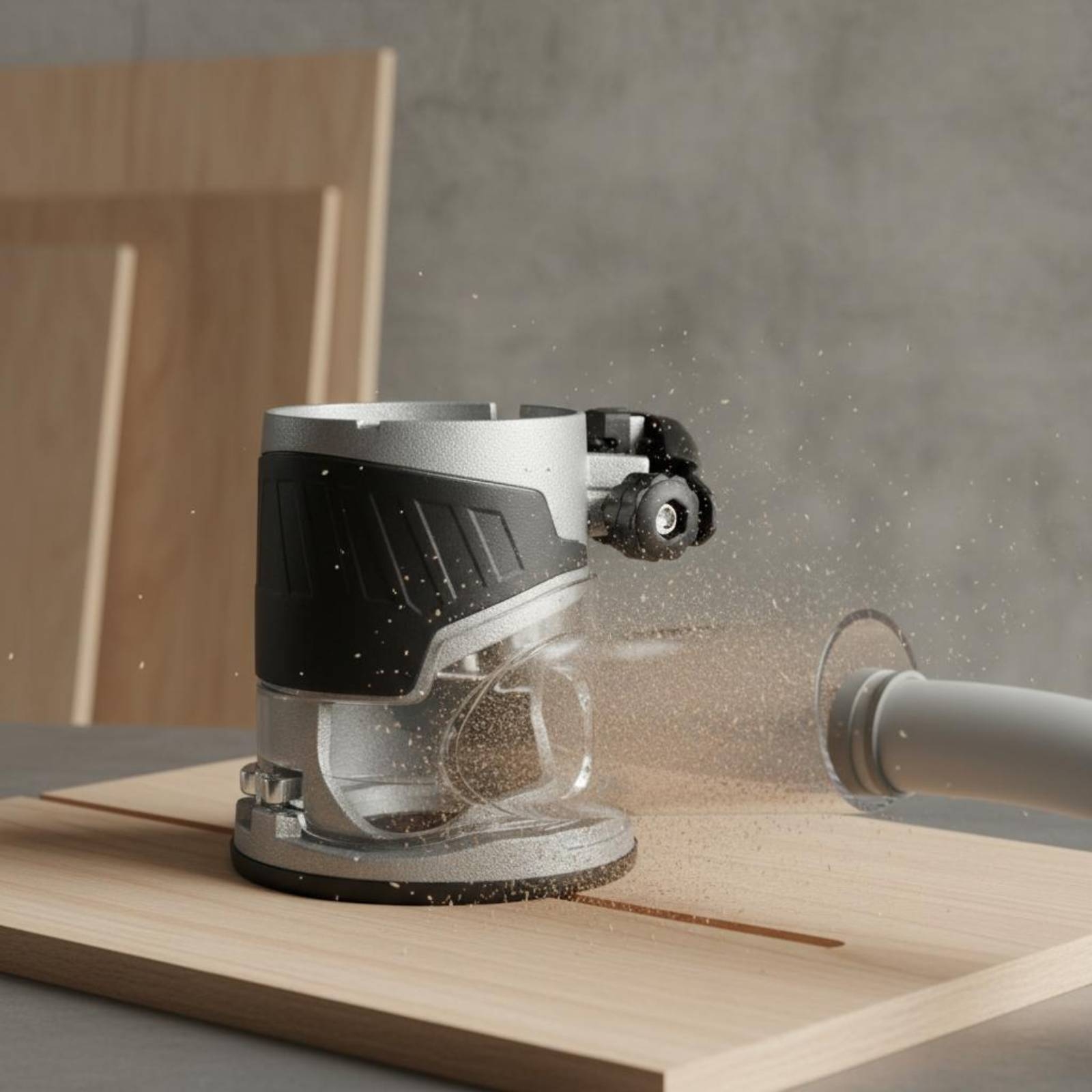 Transparent Router Dust Hood T - Woodworking Routers recensione e prezzo