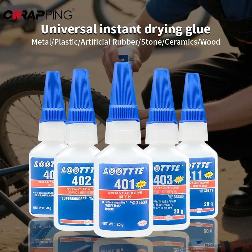 20ml Loottte Rubber Metal Wood - Woodworking Quick Glue recensione e prezzo