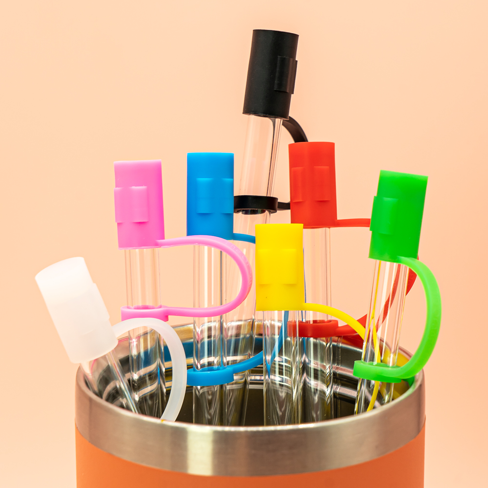 1PCS PVC Silicone Straw topper - Hand Plane Stanley recensione e prezzo