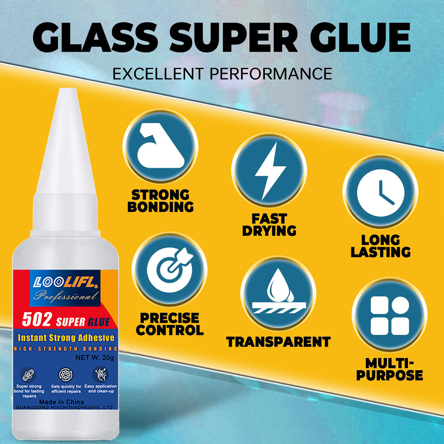 1-10 PCs Super glue 502 High S - Woodworking Quick Glue recensione e prezzo