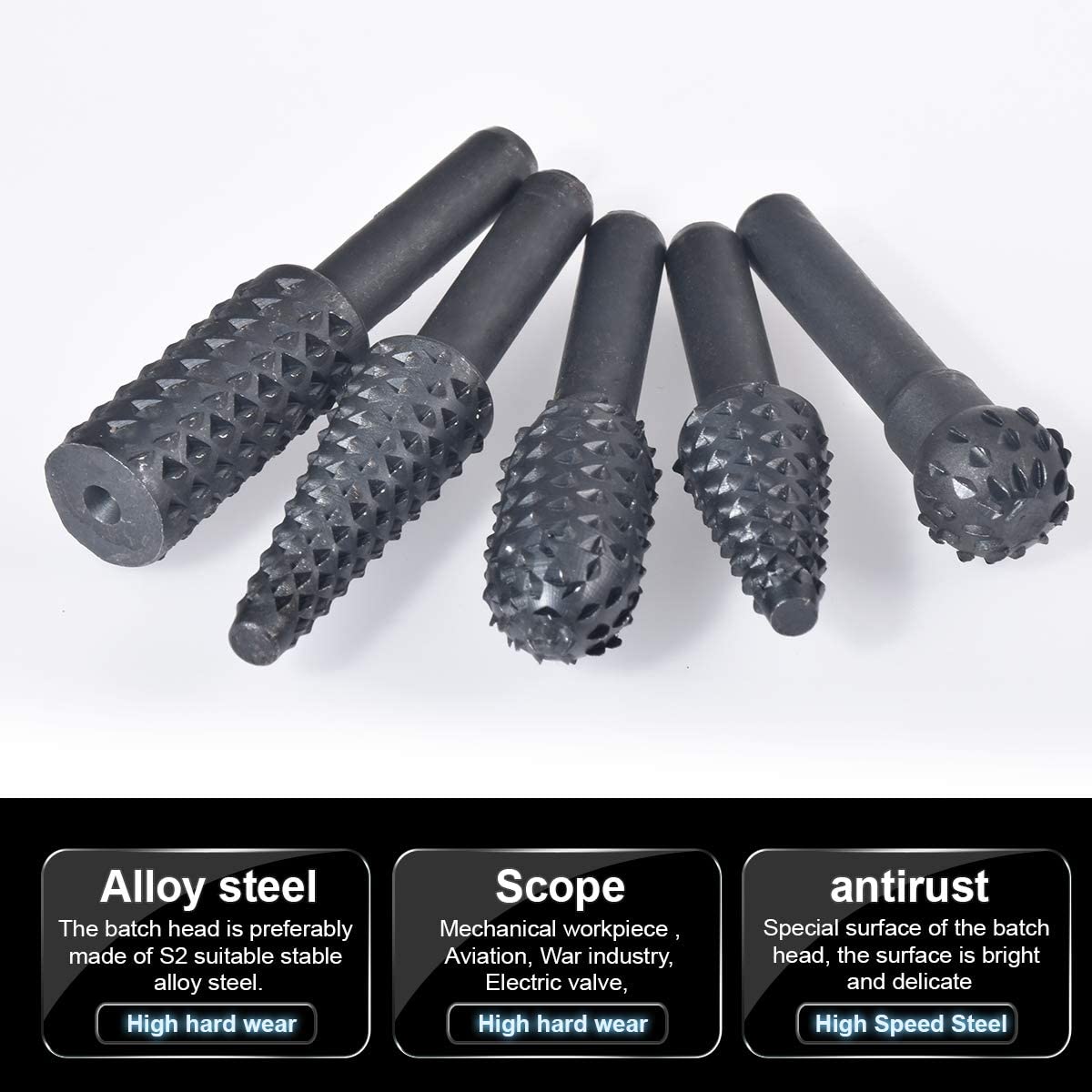 5PCS Drill Bit Set 1/4'' 6mm S - Woodworking Marking Knife recensione e prezzo