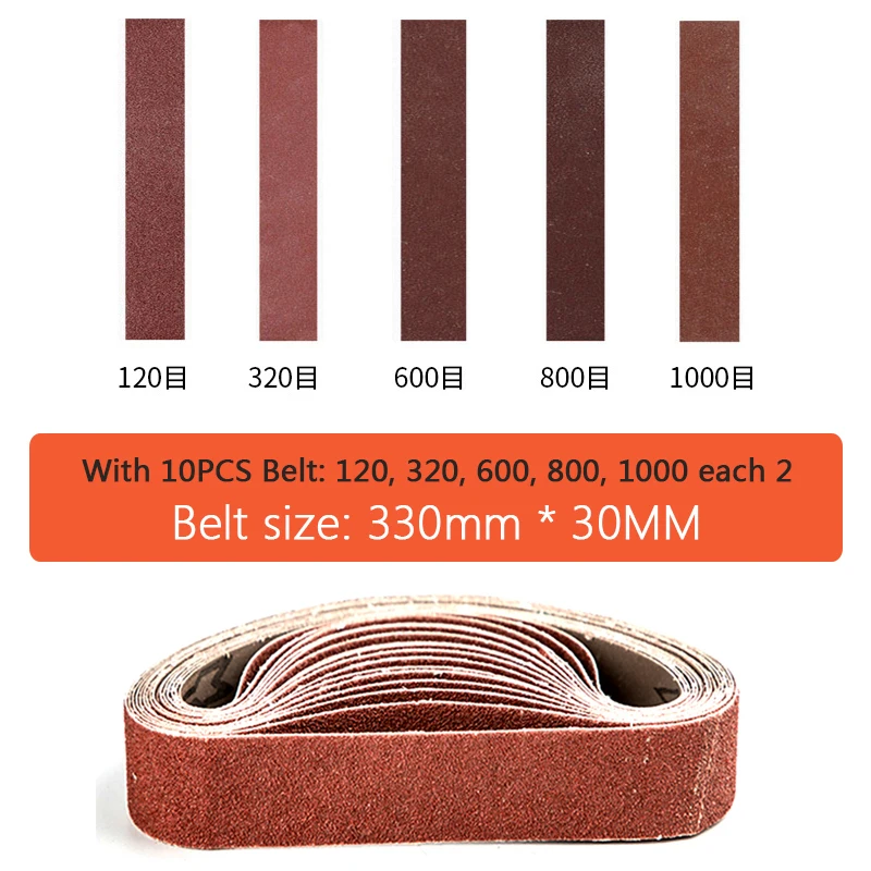 10PCS Abrasive Sanding Belts 3 - Woodworking Videos recensione e prezzo