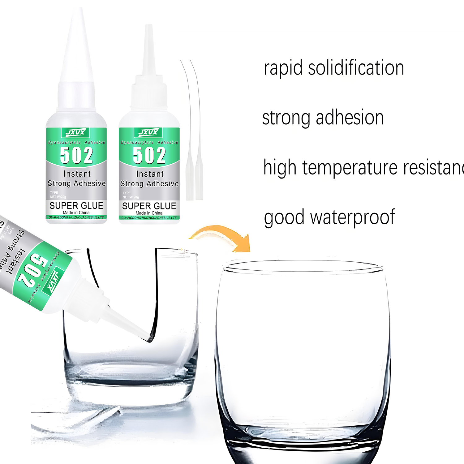 15pcs 502 Super Glue Instant Q - Woodworking Quick Glue recensione e prezzo