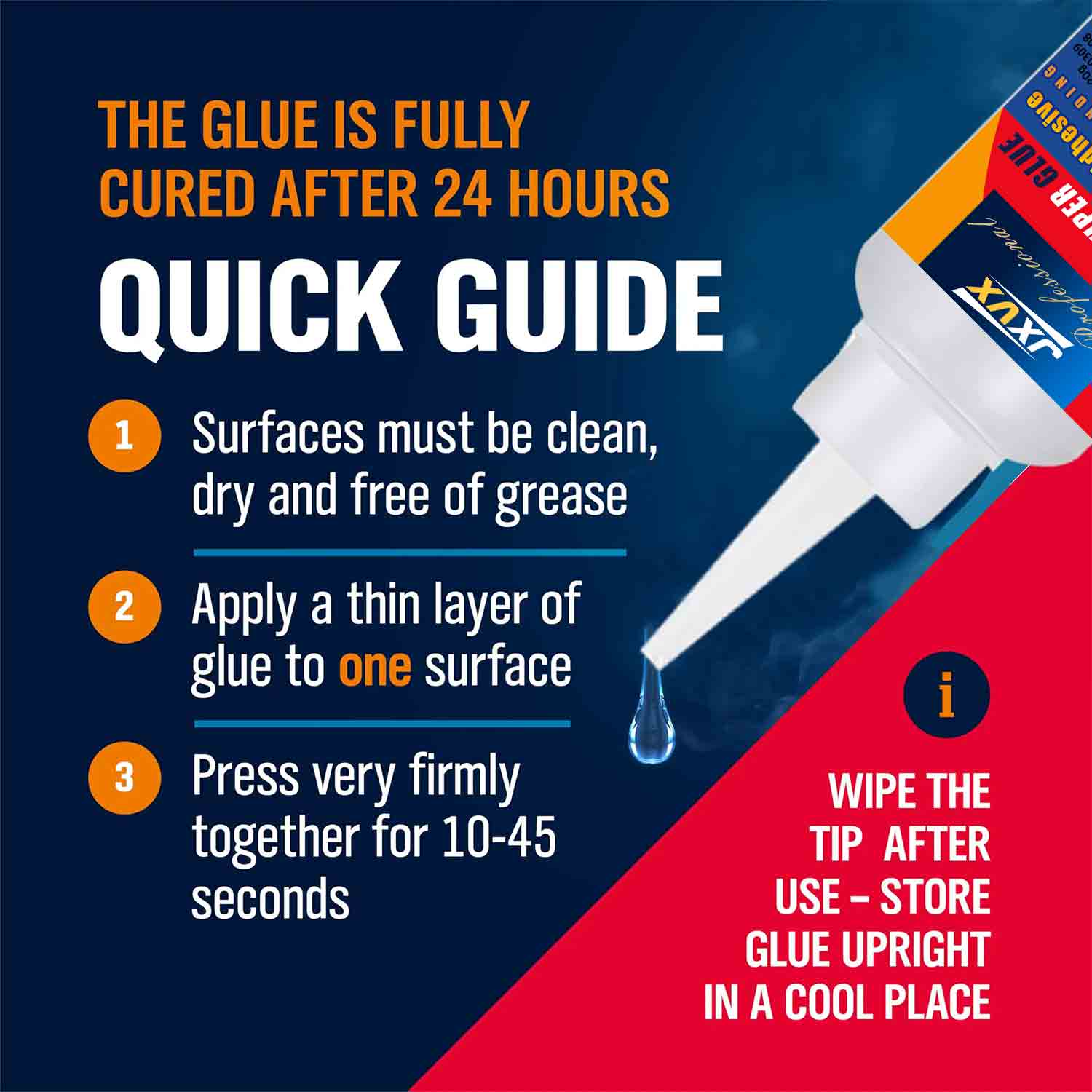 JXVX 1-5 PCs Super glue 502 Hi - Woodworking Quick Glue recensione e prezzo