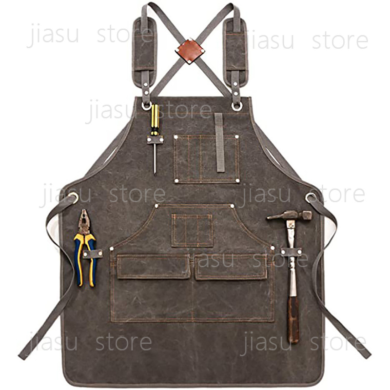 Thick Canvas Tool Apron Custom - Woodworking Logo Design recensione e prezzo