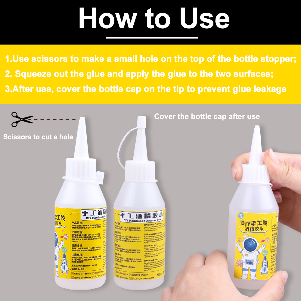Transparent Glue Alcohol Adhes - Woodworking Quick Glue recensione e prezzo