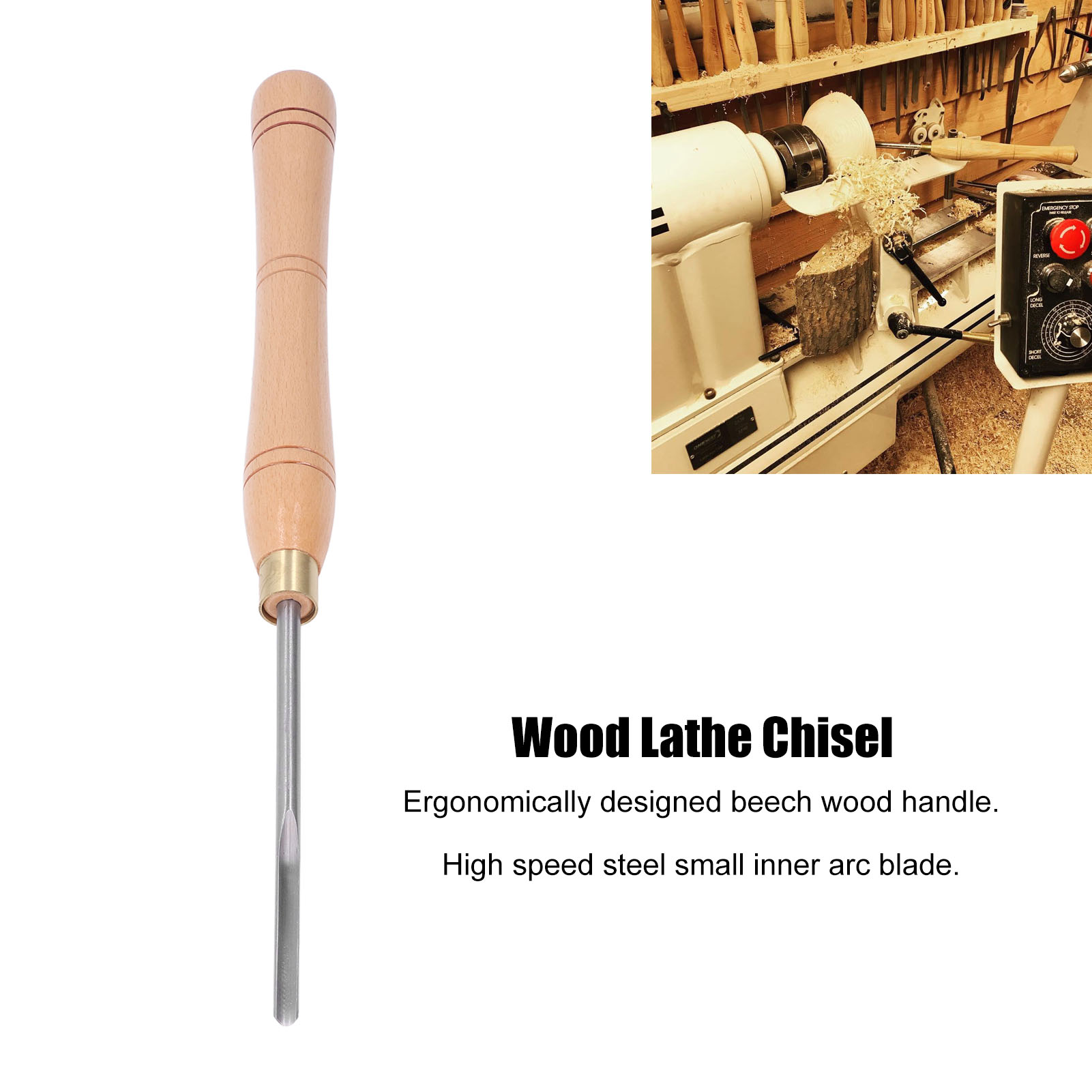 Chisel Turning Tool Wood Lathe - Woodworking Groove recensione e prezzo