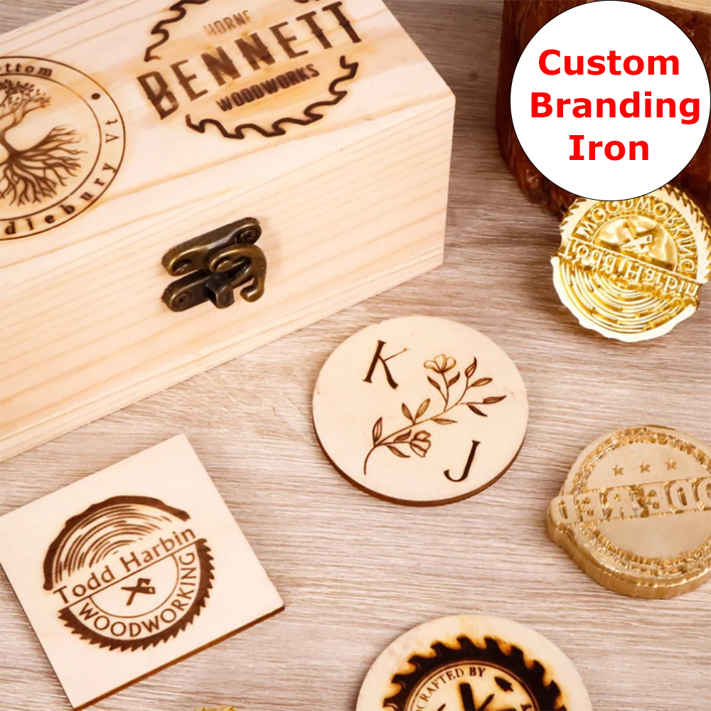Custom Branding Iron for Food  - Woodworking Logo Design recensione e prezzo
