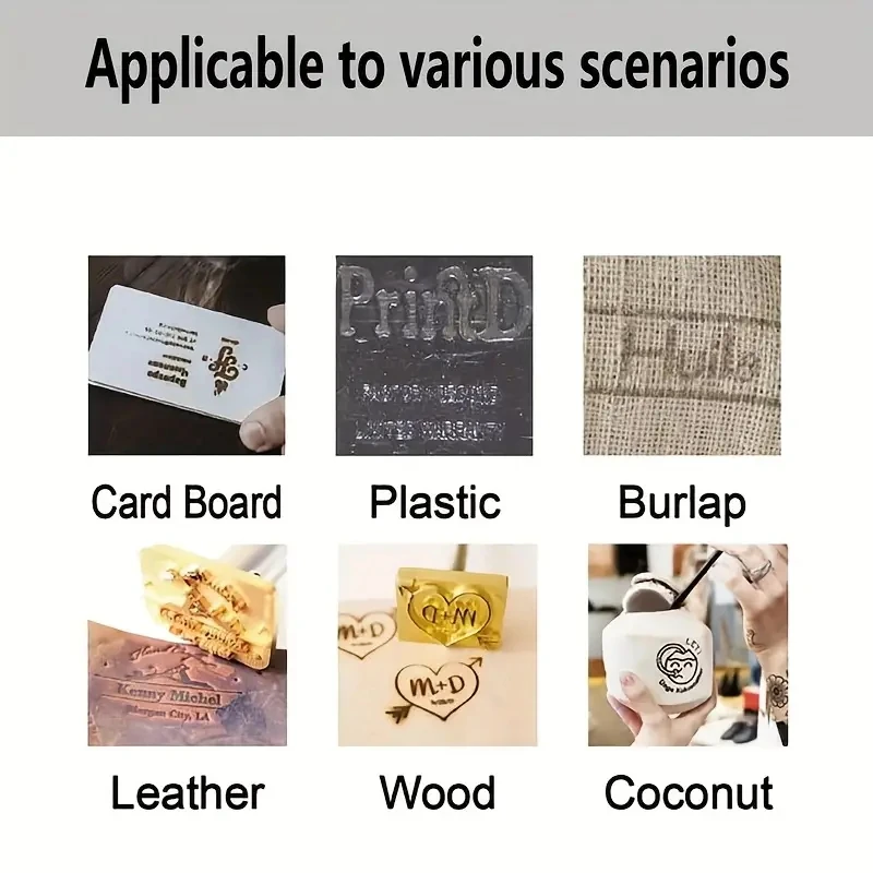 Custom Branding Iron for Food  - Woodworking Logo Design recensione e prezzo