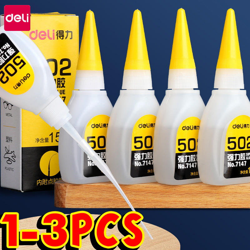 1-3pcs Deli 502 Super Glue Ins - Woodworking Quick Glue recensione e prezzo