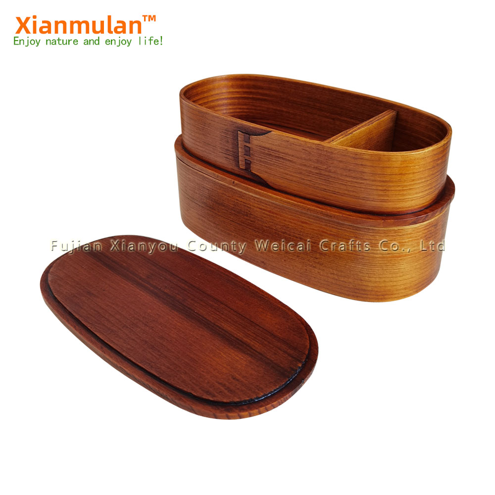 Natural Wooden Bento Box Squar - Woodworking In Japanese recensione e prezzo