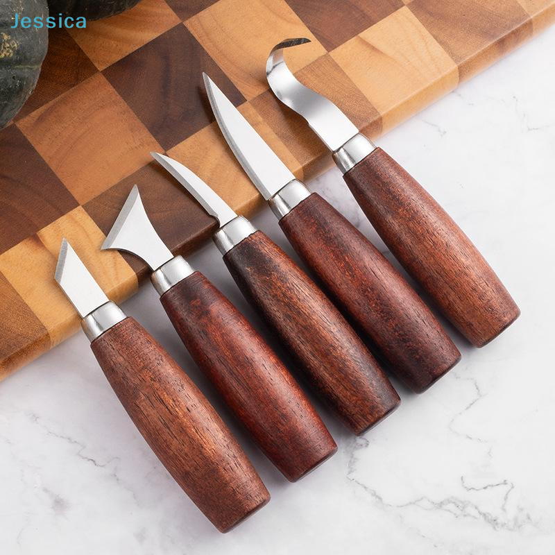 ♥5-Piece Wood Carving Knife Se - Woodworking Marking Knife recensione e prezzo