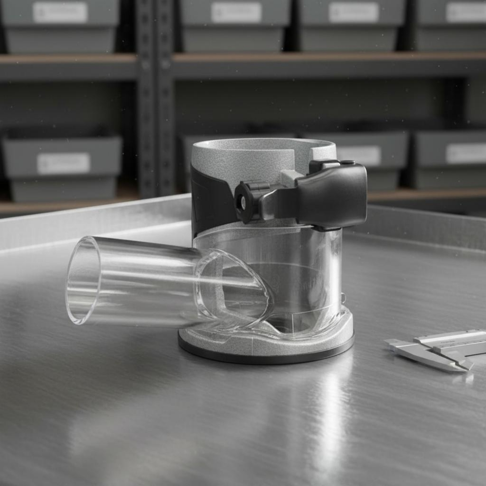 Transparent Router Dust Hood W - Woodworking Routers recensione e prezzo